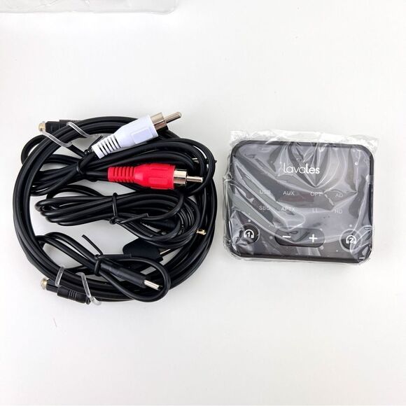 Lavales B06T6 Bluetooth 5.3 Transmitter for TV to 2 Wireless Headphones/Speakers - Picture 2 of 4